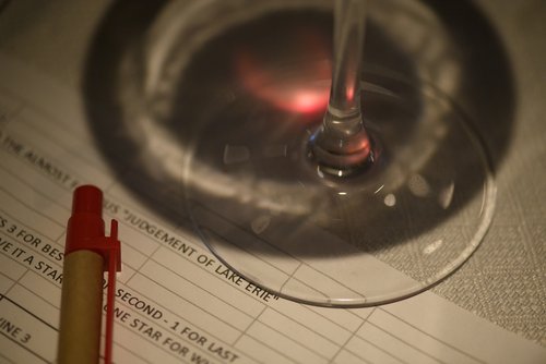 A guide sheet for ranking Lake Erie wines