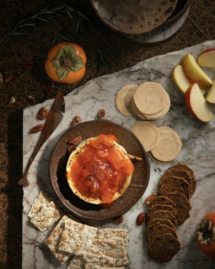 Bruleed+Persimmon+and+Brie+TABLE+Magazine