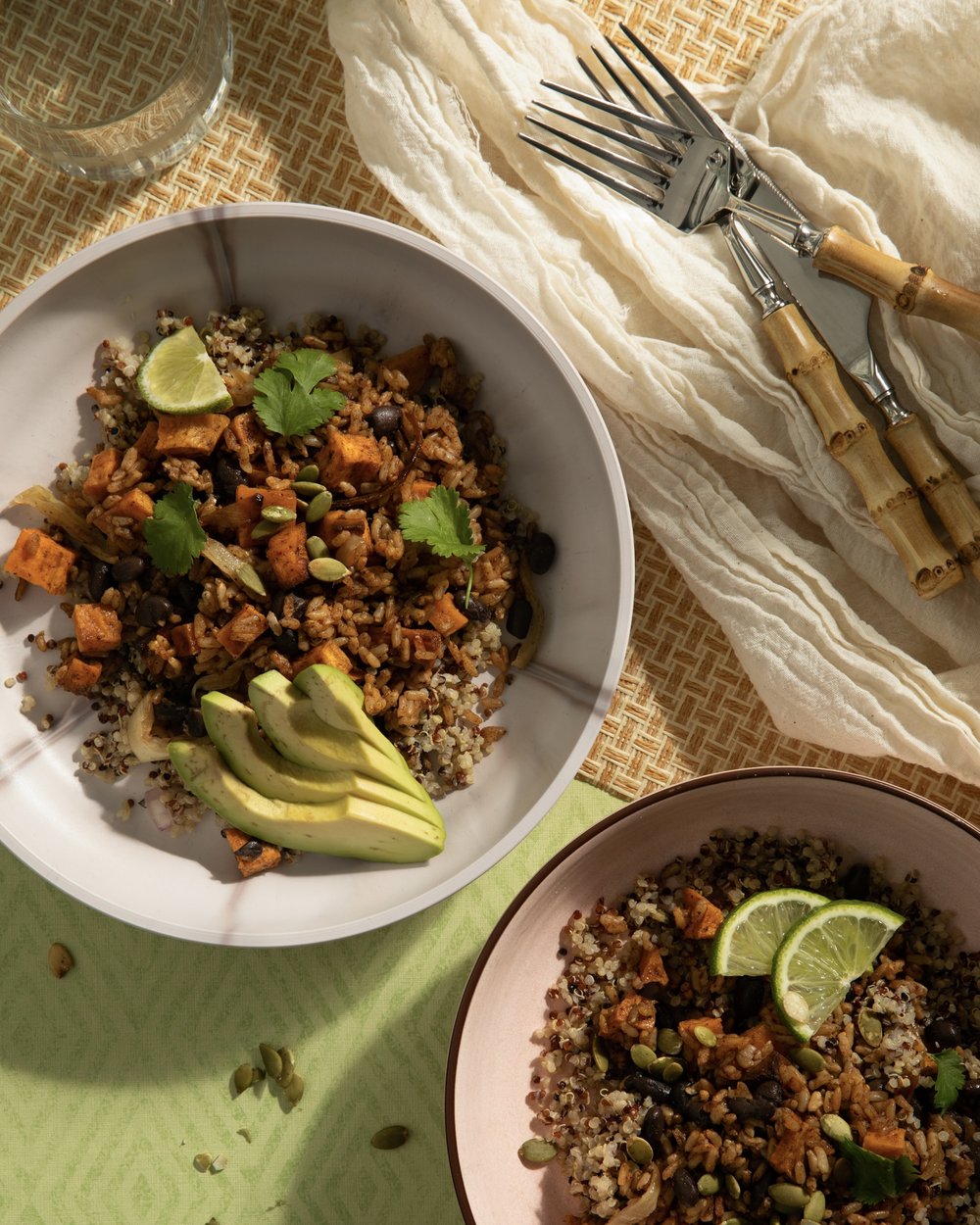 Roasted Sweet Potato Burrito Bowl Table Magazine