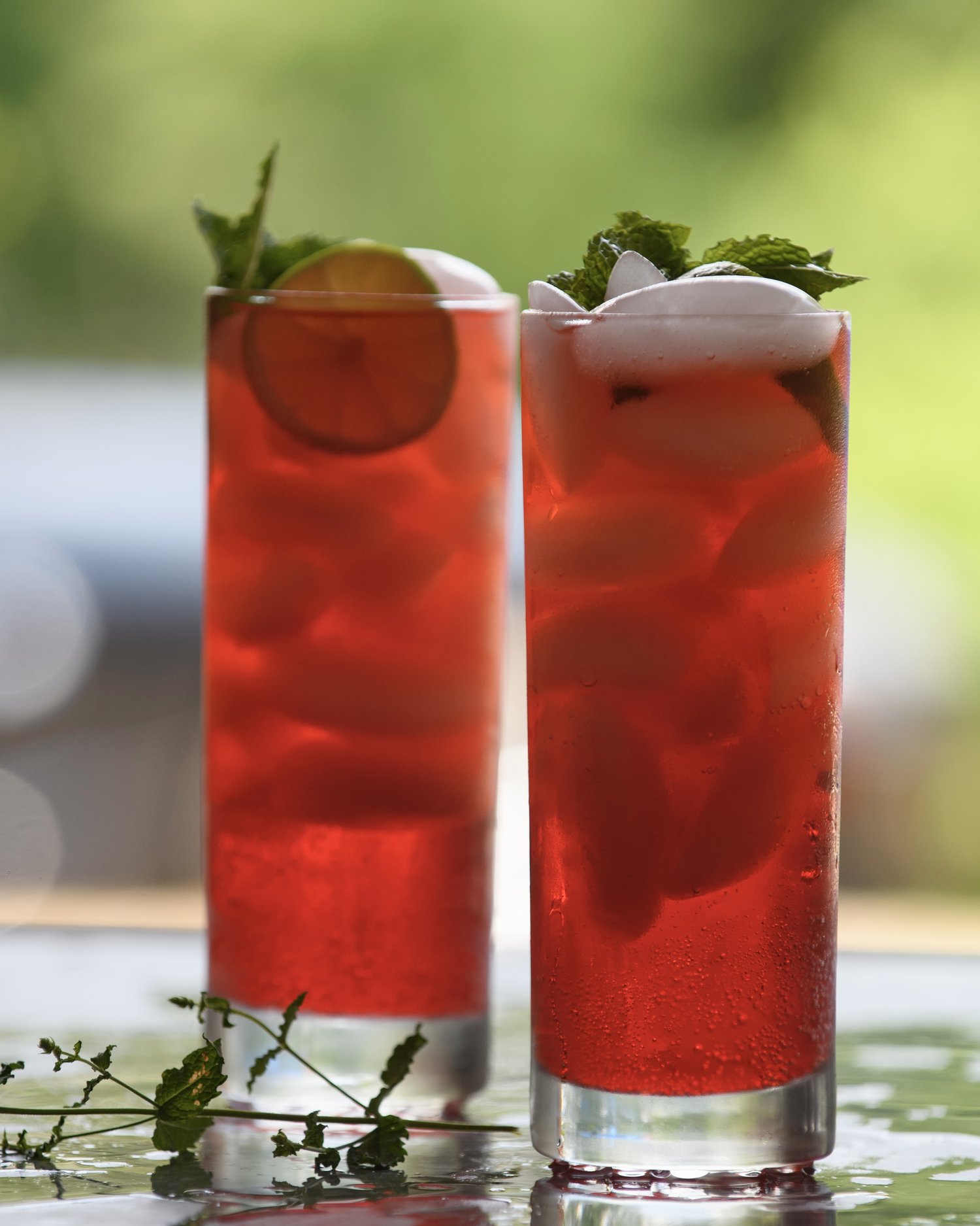 Cherry Mint Cooler Table Magazine