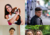 Giving Guide 2023: Women’s Center & Shelter A collage of 4 pictures of women - one with a dog, one with a book, one turning back looking at the camera, and one with 3 children.