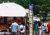 Your Guide to Three Rivers Arts Festival Crowds of people gather around booths with white tops at the Artist Market at the Three Rivers Arts Festival.