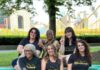 Babesburgh Bash Celebrates Pittsburgh’s First Festival for Women Six women from Babesburgh sit on the green steps on Pittsburgh's North Side.