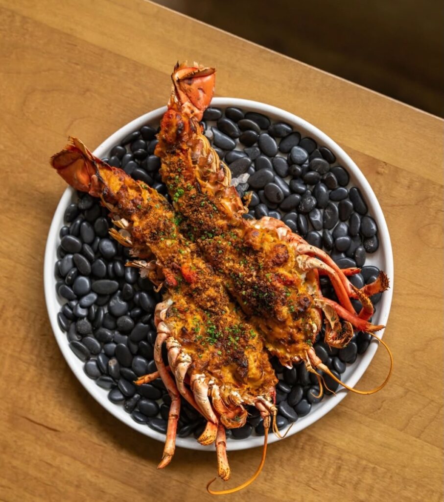 A lobster Fra Diavolo from Fish Nor Fowl.