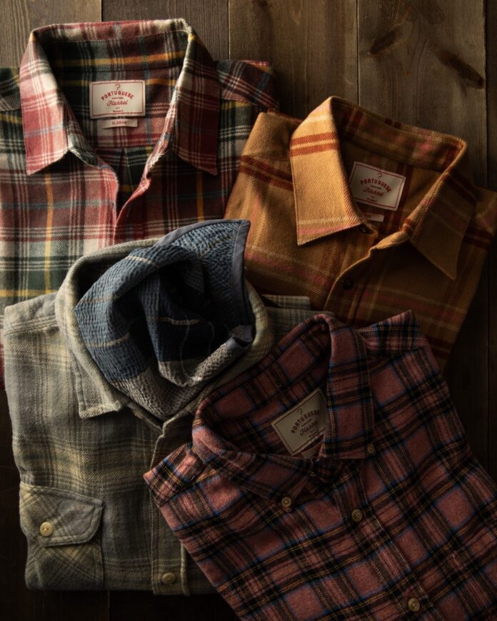 Holiday Mens Gift Guide TABLE Magazine 5 A four set of flannels folded up.