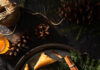 Baklava Baklava on a black background