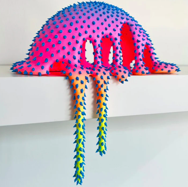 A technicolor sculpture from Dan Lam