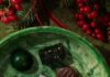 Online Pittsburgh Shops for Last Minute Gifts Various small chocolates on a green plate.