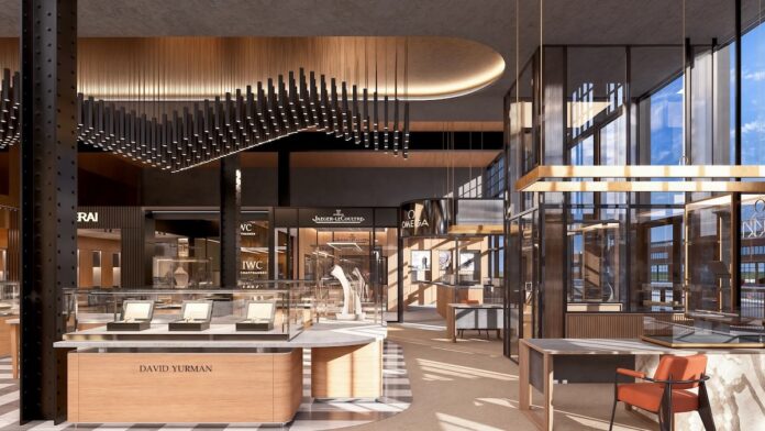 A rendering of Orr's news showroom in The Strip District
