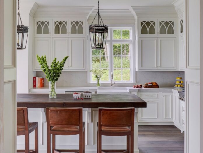 The inside of a house designed by Hardwood Interiors.