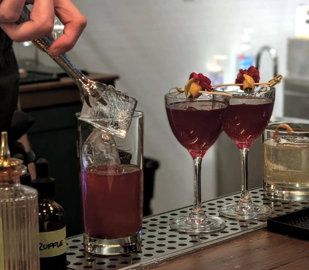 A pair of creative craft cocktails at Mi Cita