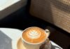 Shibam Coffee is Pittsburgh’s Newest Third Place A cup of coffee from Shibam Coffee on a white table.