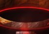 Pittsburgh Events: Your Guide to April 21-27, 2025 The stage of Pittsburgh Playhouse for a theatrical event with red lights on a stone staircase on a stage.