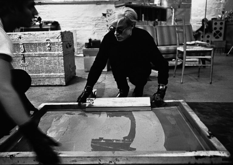 Andy Warhol Screenprinting TABLE Magazine Large 768x544