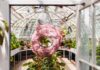 Atticus Adams Explores Memory in The Frick’s Greenhouse A mesh sculpture by Atticus Adams hangs in the Frick greenhouse