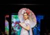 Pittsburgh Events: Your Guide to March 23-29 A woman in a lavender gown and parasol on a fashion show runway.