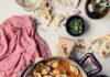 Tuscan Clam Soup Tuscan clam soup in a pot.