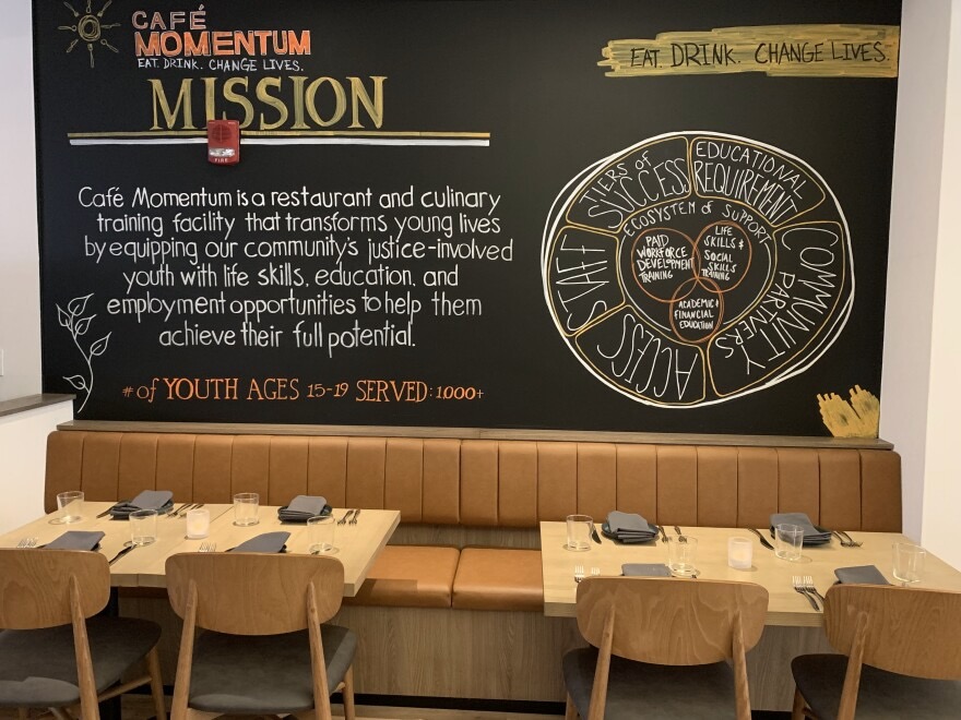 The mission of Café Momentum in downtown Pittsburgh.