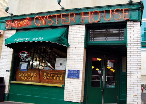 The façade of Oyster House in downtown Pittsburgh.