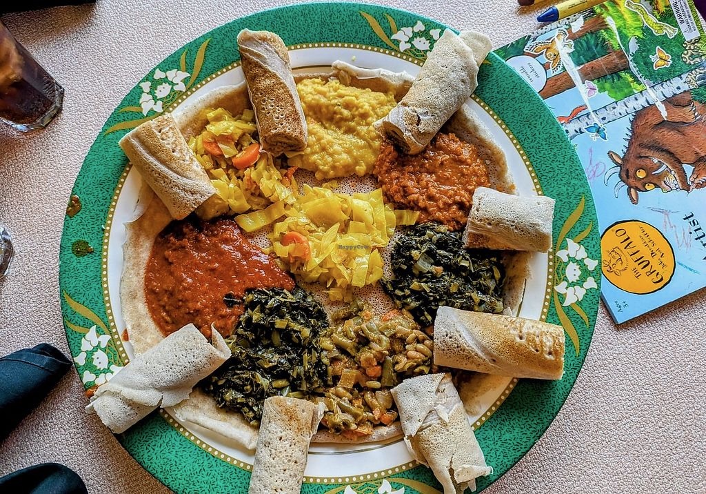 A plate of injera from Tana.