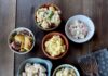 What’s Pittsburgh’s Best Potato Salad? 9 sample bowls of Pittsburgh potato salad on a picnic table.