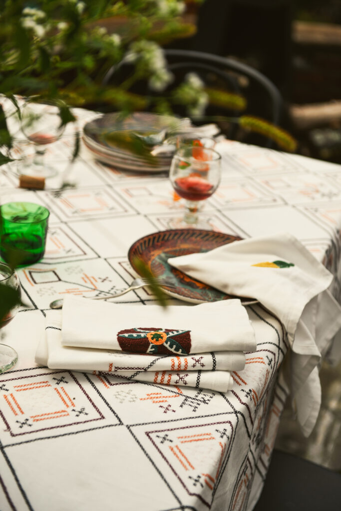 Pittsburgh-based Otea channels Old World maximalism into modern textiles and wallpapers.