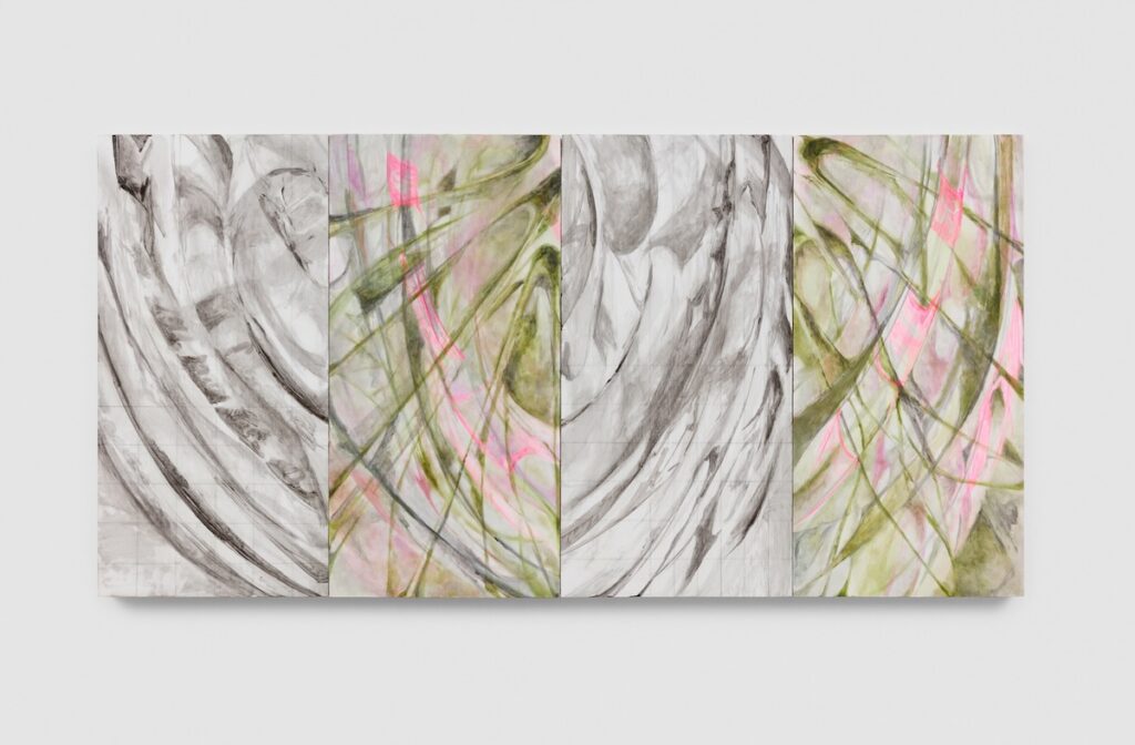 A work on canvas by artist Ang Ziqi Zhang.