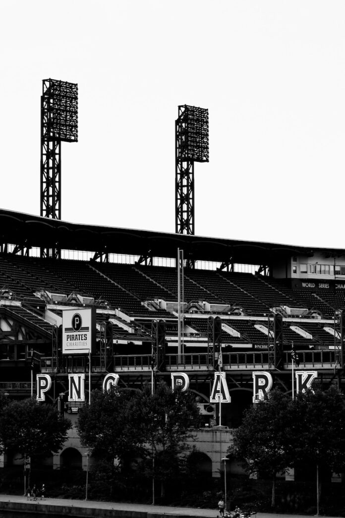 PNC Park Black and White photo