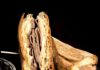 Easy Recipes for Leftover Beef Brisket A halved French onion dip sandwich recipe made with leftover beef brisket, melted cheese and thinly sliced meat, resting on a black platter.