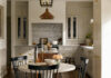 A Modern Americana Home Remodel modern americana style kitchen with round table