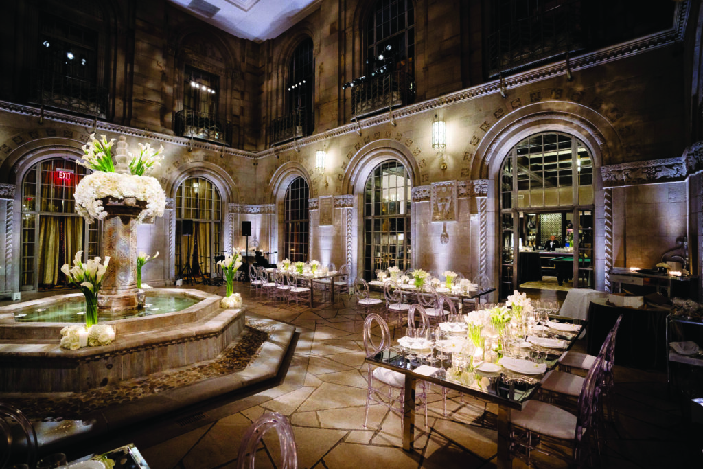 duquense club view with water and tables
