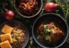 Cornmeal Fried Chicken with Wild Honey Island Brown Chicken Stew and Cornmeal Fried Chicken with Wild Honey