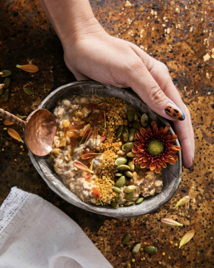 vegan pumpkin overnight oats