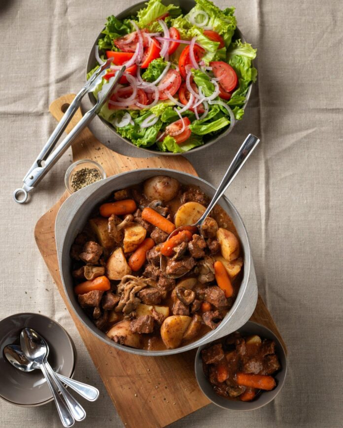 Wild Mushroom Beef Stew Recipe