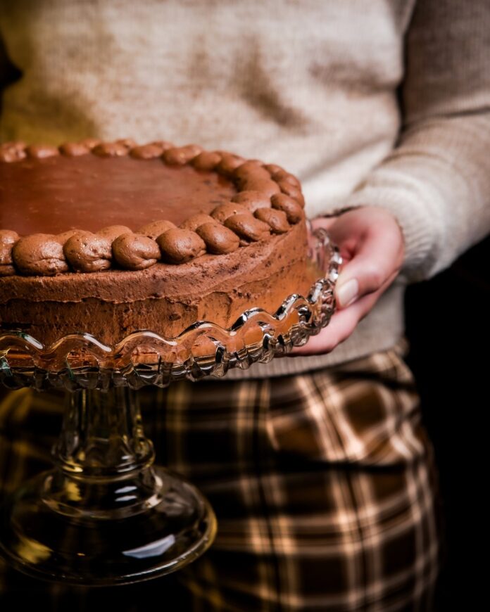 TABLE’s Annual Holiday Bake Off Chocolate Mousse Olive Oil Cake with Beet Caramel by Rachel Walton of Dianoia's Eatery
