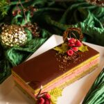 Holly Jolly Opera Torte by Andrea Carros-Schrenk, certified executive pastry chef and teacher at CCAC. - JUDGES' & PEOPLE'S CHOICE 2ND PLACE
