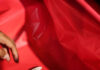 Silver Eye Center Highlights Regional Photographers in ‘Radial Survey Vol. 4’ A red blanket shows a person reaching for a moth and flower.