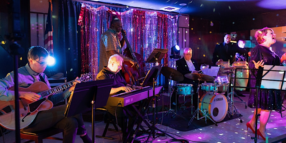 Jazzmania Roaring Twenties Party at The Encore people performing on stage