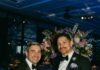 Pointe in Time: The Dream Gala by Pittsburgh Ballet Theatre 2025 Two men in tuxes stand together.