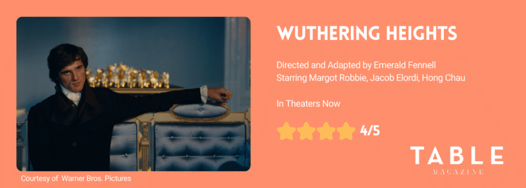 A graphic for the Wuthering Heights movie.