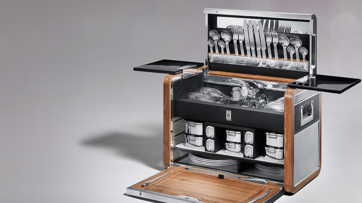 A Rolls-Royce picnic hamper