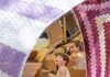 Hot Tickets in Pittsburgh With Sean Collier: July 13-19 A kid crawls inside an art exhibit inside woven carpets of pink, purple, and white on top of pieces of cardboard.