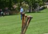 When Pittsburgh Baseball Was Really Weird: All the Strangeness You’ll See at Meadowcroft’s Vintage Base Ball Day Vintage base ball bats lean against a bench in a bucket.