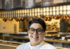 Janine Falvo Brings Her North Side Palate Home to Fairmont Pittsburgh Chef Janine Falvo of Fairmont Pittsburgh in a chef's coat