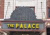 How You Can Get On Stage at the Century-Old Palace Theatre — And See a Great Movie The Palace Theatre marquee with "THE PALACE" in yellow letters.
