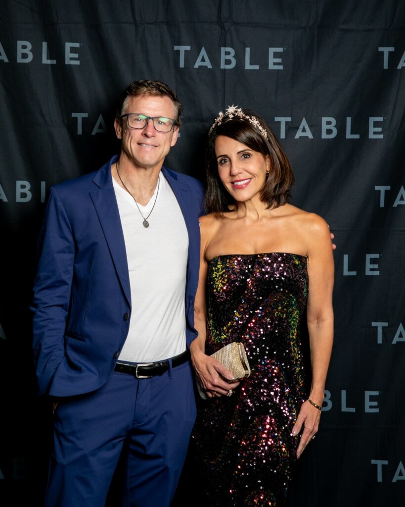 Couple in formal wear at TABLE event