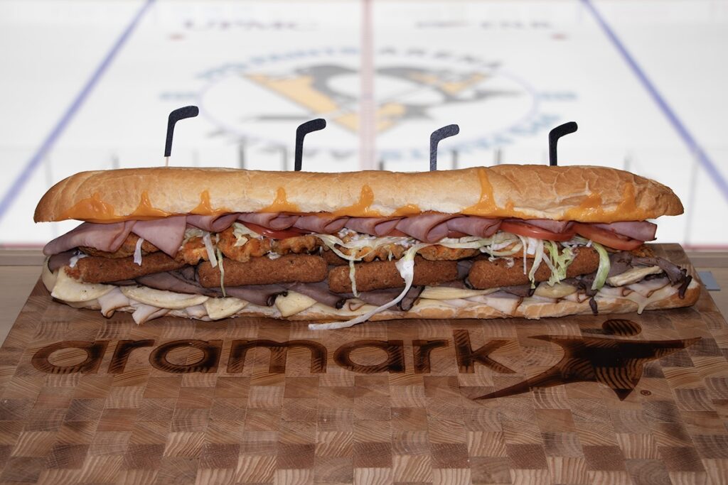 Giant Penguins hockey sandwich at PPG Paints Arena
