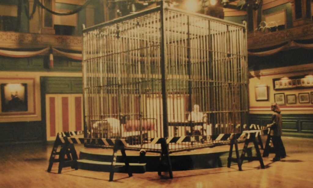 Hannibal Lecter's cage set from Silence of the Lambs